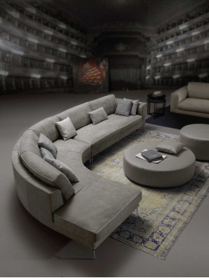 Design L-shape Leather Gray Luxury Couches new Corner sofa Couch Sofas Living landscape