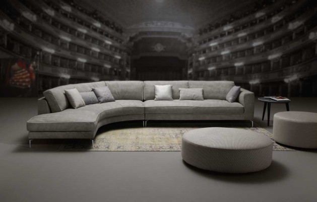 Design L-shape Leather Gray Luxury Couches new Corner sofa Couch Sofas Living landscape