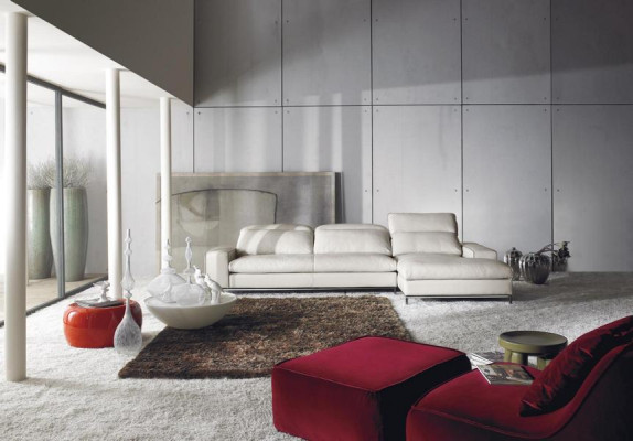Design Corner sofa L-shape Couch Upholstery Leather Sofas Luxury Living room Sofa
