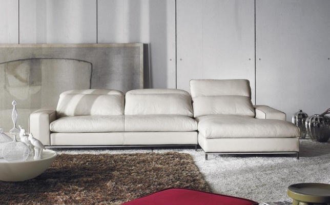 Design Corner sofa L-shape Couch Upholstery Leather Sofas Luxury Living room Sofa