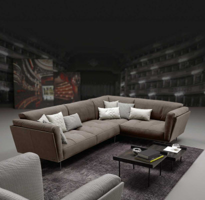 Fabric Corner sofa L-shape Sofa Couch Design Upholstery Textile Luxury Couches
