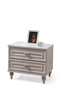Design Bedside table Side Table Consoles White Tables Furniture Wood new