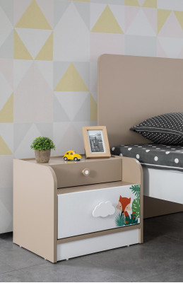 Bedside table Night Tables Console Wood Chest of drawers Furniture Childrens room new