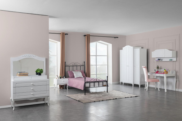 Bedside table Children Side Youth Room Wood Design Modern Furniture Design
