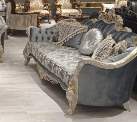 Sofa set 3+1+1 Seater Luxury Sofa Armchair Fabric Group Suite Living room