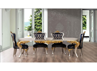 Table Dining table Dining room table Dining room Wood Tables Baroque Dining Luxury Furniture new