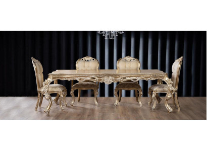 Table Dining room table Dining table Dining room Wood Tables Baroque Dining Luxury Furniture new