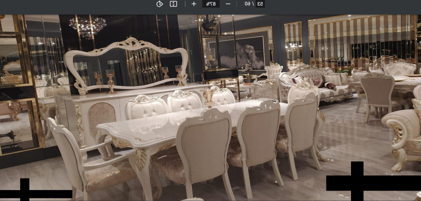Tables Dining room table Dining table Dining room Wood Table Baroque Dining Luxury Furniture new