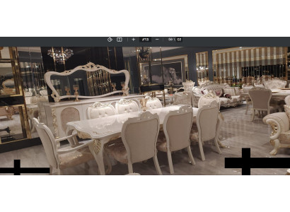 Tables Dining room table Dining table Dining room Wood Table Baroque Dining Luxury Furniture new