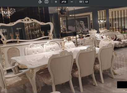 Tables Dining room table Dining table Dining room Wood Table Baroque Dining Luxury Furniture new