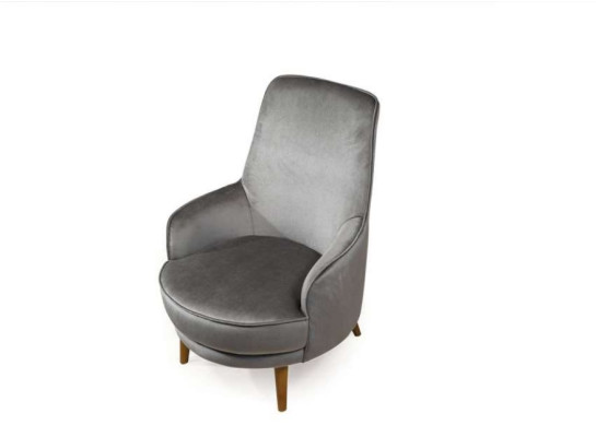 Armchair Seat Modern Design Living room Upholstery Single Seater Relax Gray Style Luxury