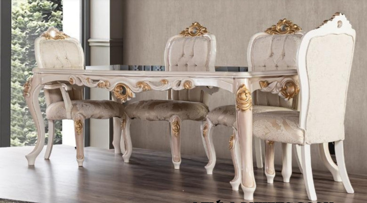 Dining room chair Chair Chairs Wood Luxury Dining room Ess Furniture Style Baroque Lehn new
