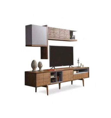Modern Wood TV Lowboard Luxury TV cabinet Living room Chest of drawers Console Sideboard