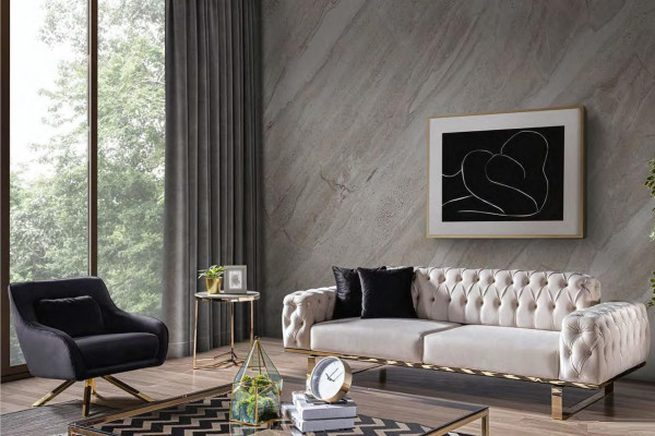 Modern Black Velvet Armchair Luxury Upholstered Chair Living room Furniture Wood