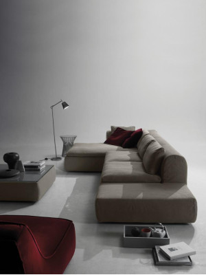 Corner sofa Couch Upholstery Couches Sofa L-shape Furniture Gray Sofas Leather