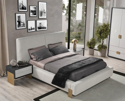 Bedroom Set Bed 2x Bedside tables Dressing table Luxury new 5pcs