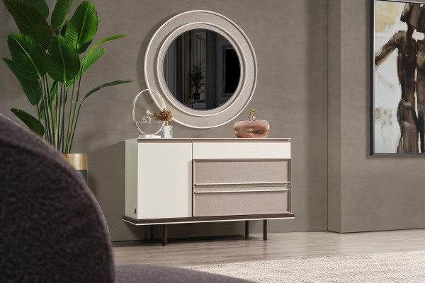 Bedroom Set Bed 2xNight tables Dressing table Luxury new 5-piece design