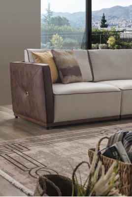 Luxury Corner sofa Sofas L-shape Large Sofa Corner Living room Polyester Modern Fabric new