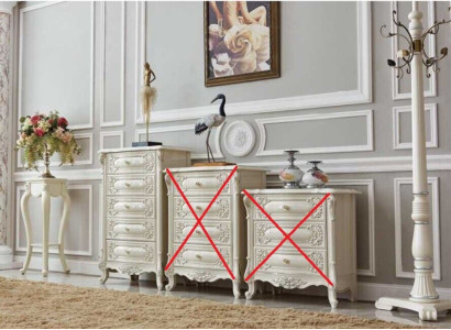 Chest of drawers Sideboard Chests of drawers Sideboards 5 drawers tall cabinet Wardrobe Wood new