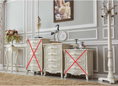 High Chest of drawers Sideboard Chests of drawers 4 drawers tall cabinet Wardrobe Wood Furniture new