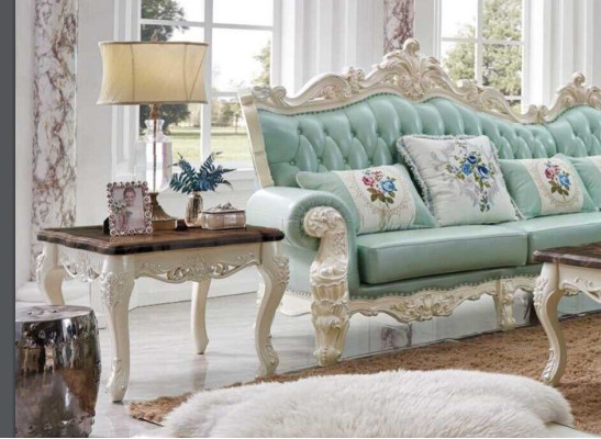 Elegant Designer Classic r Coffee table Side table Sofa Living room Table Wood