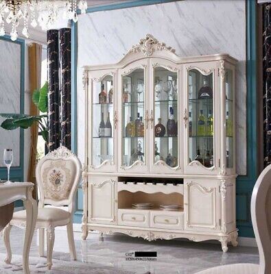 Display case xxl Glass Wardrobe Sideboard Furniture Classic Shelves Cabinets Furnishings
