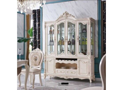 Display case xxl Glass Wardrobe Sideboard Furniture Classic Shelves Cabinets Furnishings