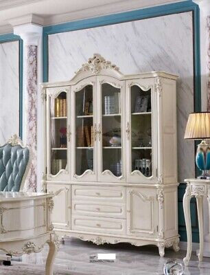 Living room Display case Wardrobe Books Shelf Sideboard Classic Furniture Shelves Wood