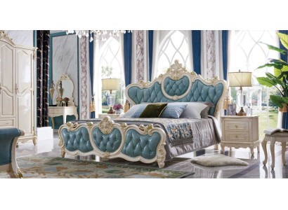 Classic s Bed Chesterfield Leather Hotel Baroque Furniture Luxury Beds Bedroom
