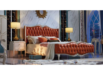 Classic s Bed Luxury Chesterfield Furniture Baroque Hotel Leather Bedroom Beds