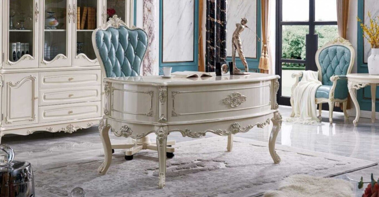Office Chair Armchair Chesterfield Baroque Sofa Computer Furniture Swivel Chairs Seat Furniture