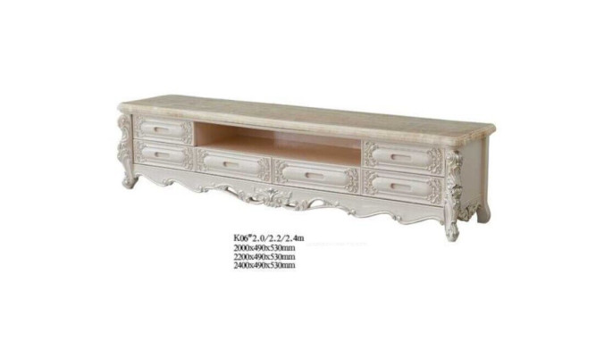 tv sideboard TV-cabinet Living room Design Shelf Beige Wood Shelves Lowboard Italy new