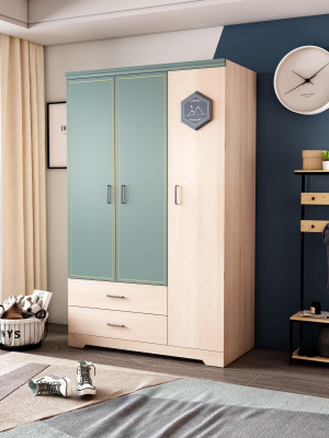Wardrobe Cabinets Wood Wardrobe Design Childrens room Blue Clothes cabinets