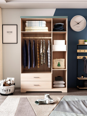 Wardrobe Cabinets Wood Wardrobe Design Childrens room Blue Clothes cabinets