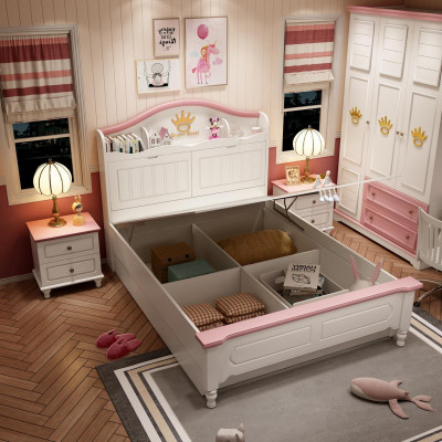 Bed Frame Pink Double bed Bed Beds Bed frame bed base Classic Furniture
