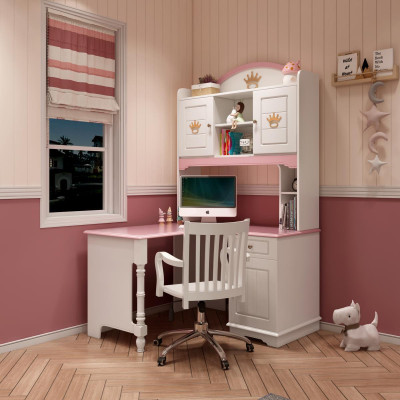 Computer desk Corner desk Corner PC table Children's desk Childrens room Wood