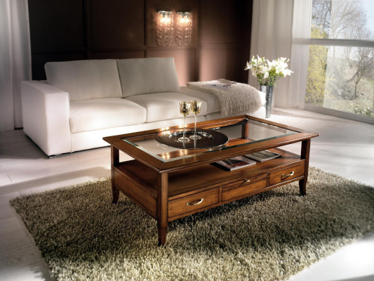 Table Side Tables Couch Modern 130cm Design Square Coffee table Wooden table new