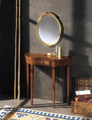 Furniture Style Art Deco Console table Mirror Wood Italian Tables Consoles 2pcs