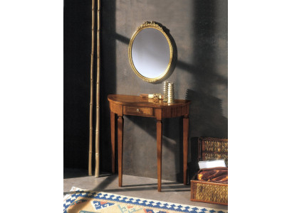 Furniture Style Art Deco Console table Mirror Wood Italian Tables Consoles 2pcs