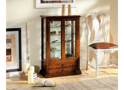 Living room Furniture Solid Wood Display cases Glass Wardrobe Real wood Sideboard Display case