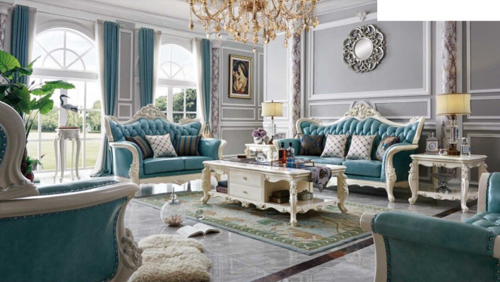 Classic Chesterfield Sofa set Couch Sofa Set Suite 3+2+1 Sofas Sets