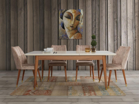 Dining room Set 3tgl Group Suite Dining table Chest of drawers Mirror Complete Set