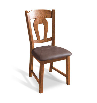 Set of 20x Solid wood Armchair Dining room chair Leather Upholstery Chair Gastro Dining room
