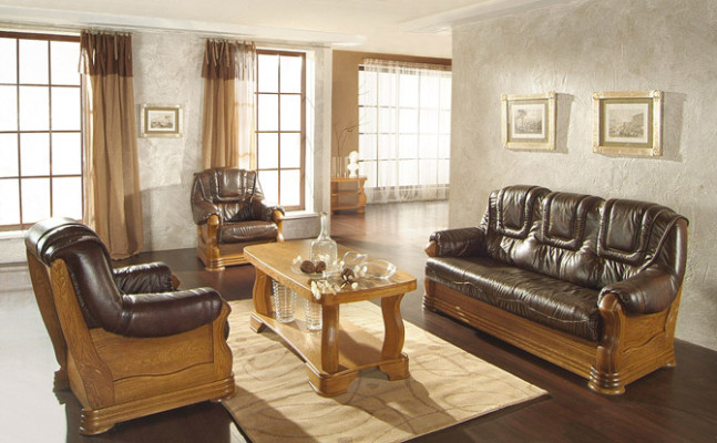 Sofa set 3+2+2 Seater Classic r Living landscape Sofas Couches Upholstery new