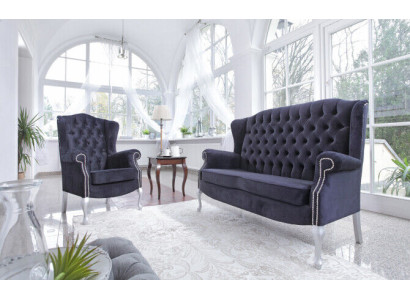 Classic Chesterfield Sofa set 3+1+1 Seater Sofa Couch Upholstery Velvet new