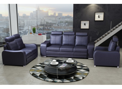 Sofa set 3+1 Seater Set Design Sofas Upholstery Couches Leather Relax