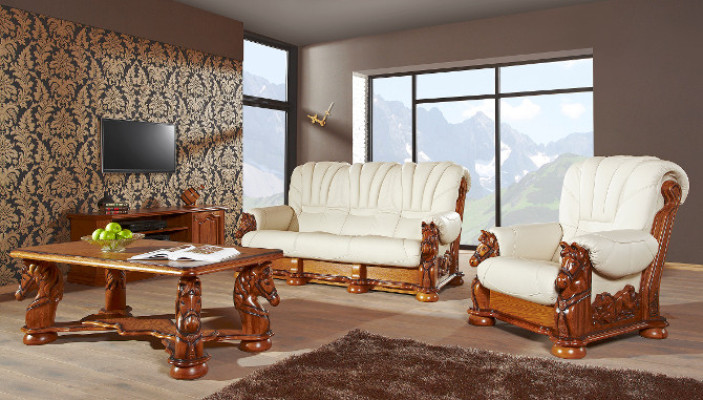 Classic Two-seater Couch Sofas Upholstery Sofa 2 Seater Leather Decorative Couches