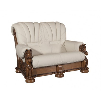 Classic Two-seater Couch Sofas Upholstery Sofa 2 Seater Leather Decorative Couches