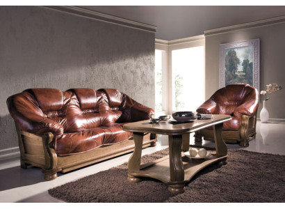 Sofa set 3+1 Seater Classic Sets Leather Sofas Couches Upholstery