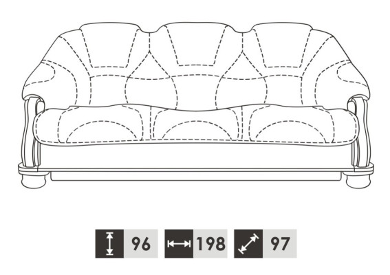 Sofa set 3+1 Seater Classic Sets Leather Sofas Couches Upholstery